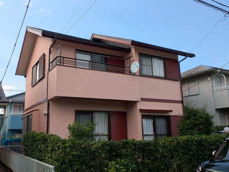千葉県山武市　屋根カバー葺きと外壁塗装工事